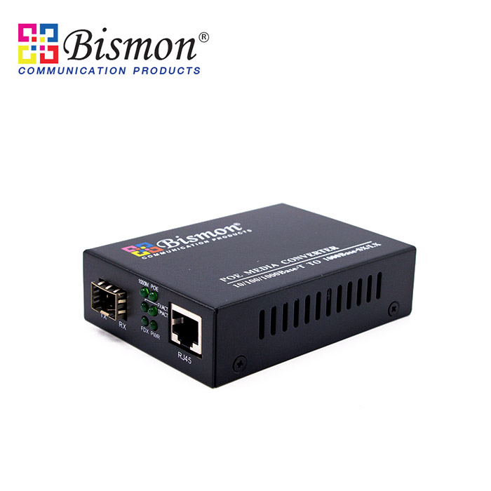 Media-Converters-1-Port-RJ45-PoE-Gigabit-1-SFP-Slot-fiber-optic-af-at-15-4w-25-4W